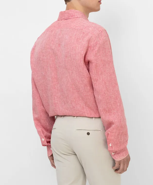 ISAIA Linen melange shirt