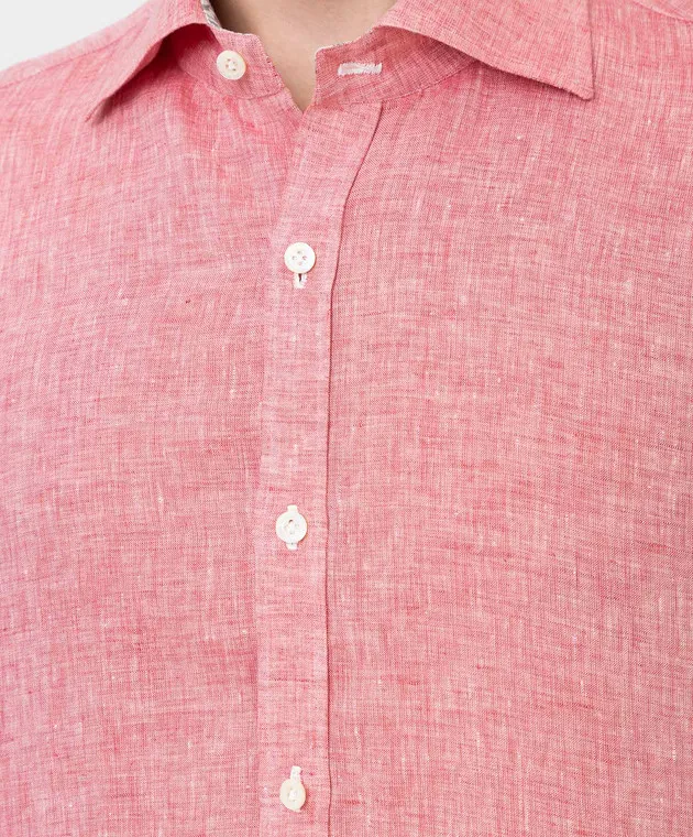 ISAIA Linen melange shirt