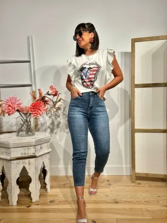 Jeans Mom Fit KACHEEK