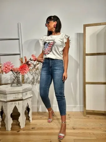 Jeans Mom Fit KACHEEK