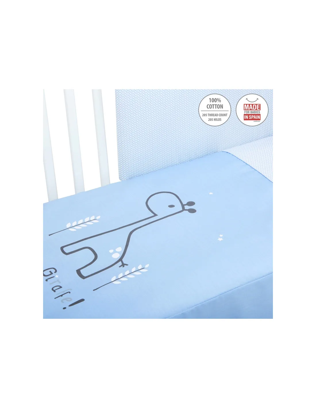 Juego de 2  piezas para cuna de 70 Be Giraffe de Cambrass
