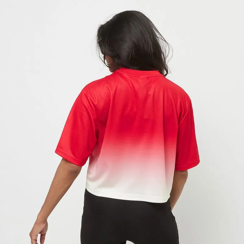 karl kani camiseta mujer retro gradient crop