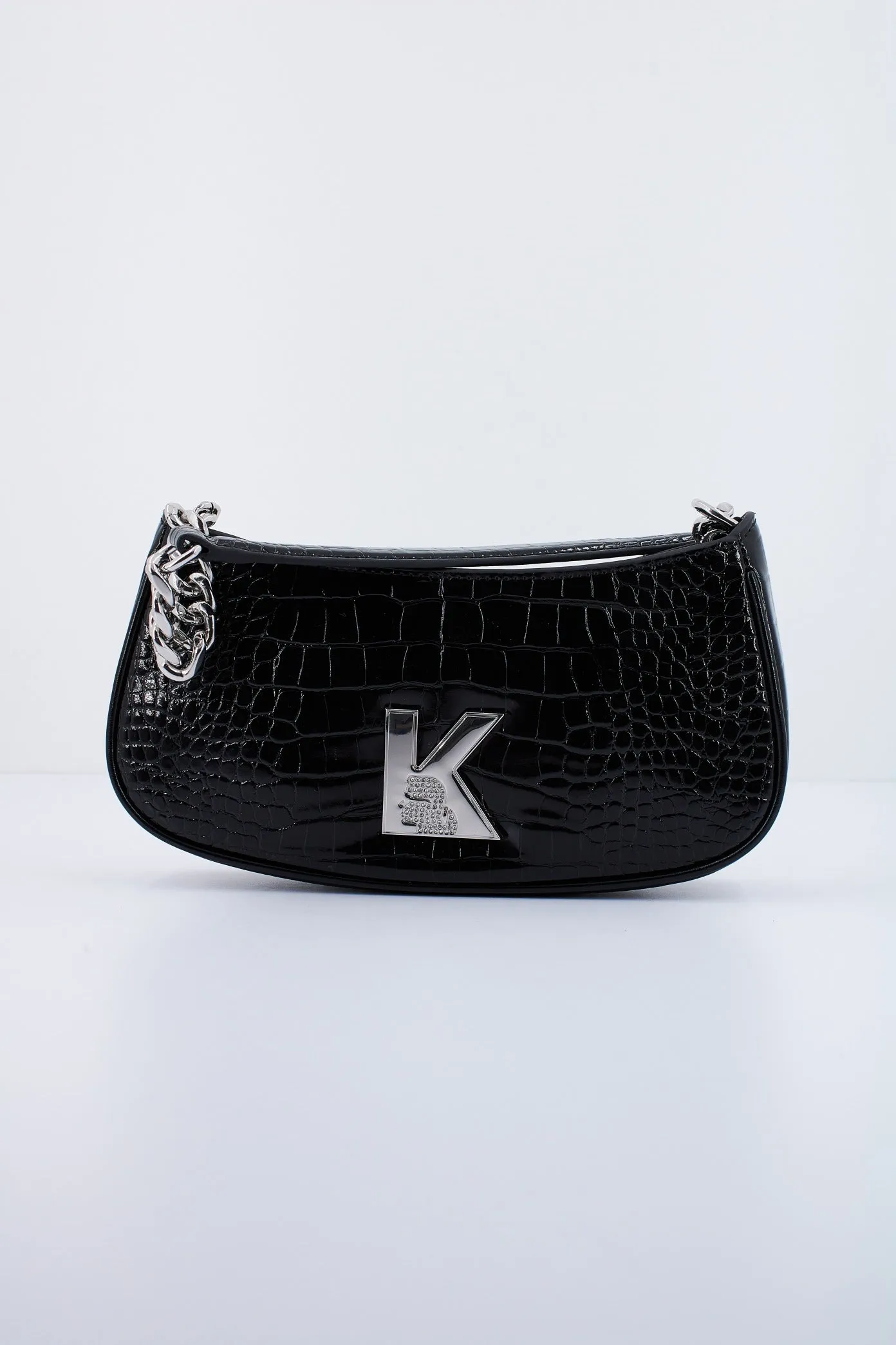 KARL LAGERFELD KAMEO SHOULDERBAG CROC