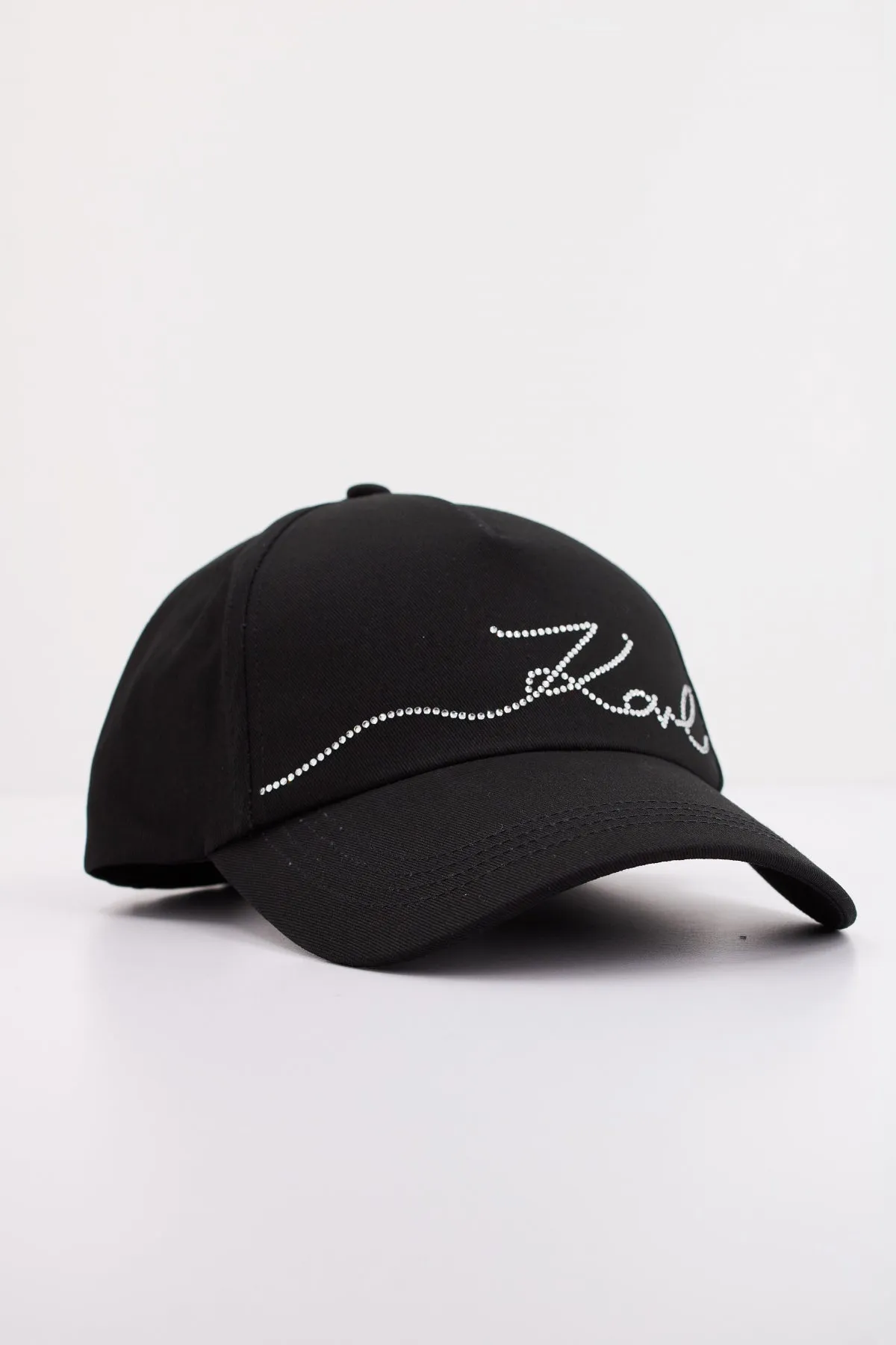 KARL LAGERFELD K/SIGNATURE RHNSTN CAP
