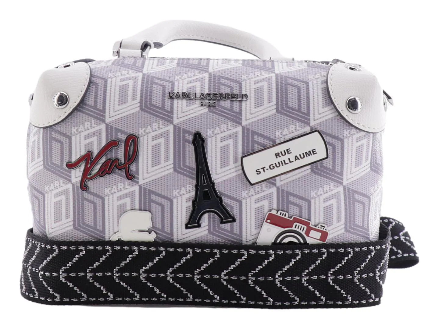 Karl Lagerfeld Lh 2ej1bp Te Logo/grey Melange Cross Body  Unica