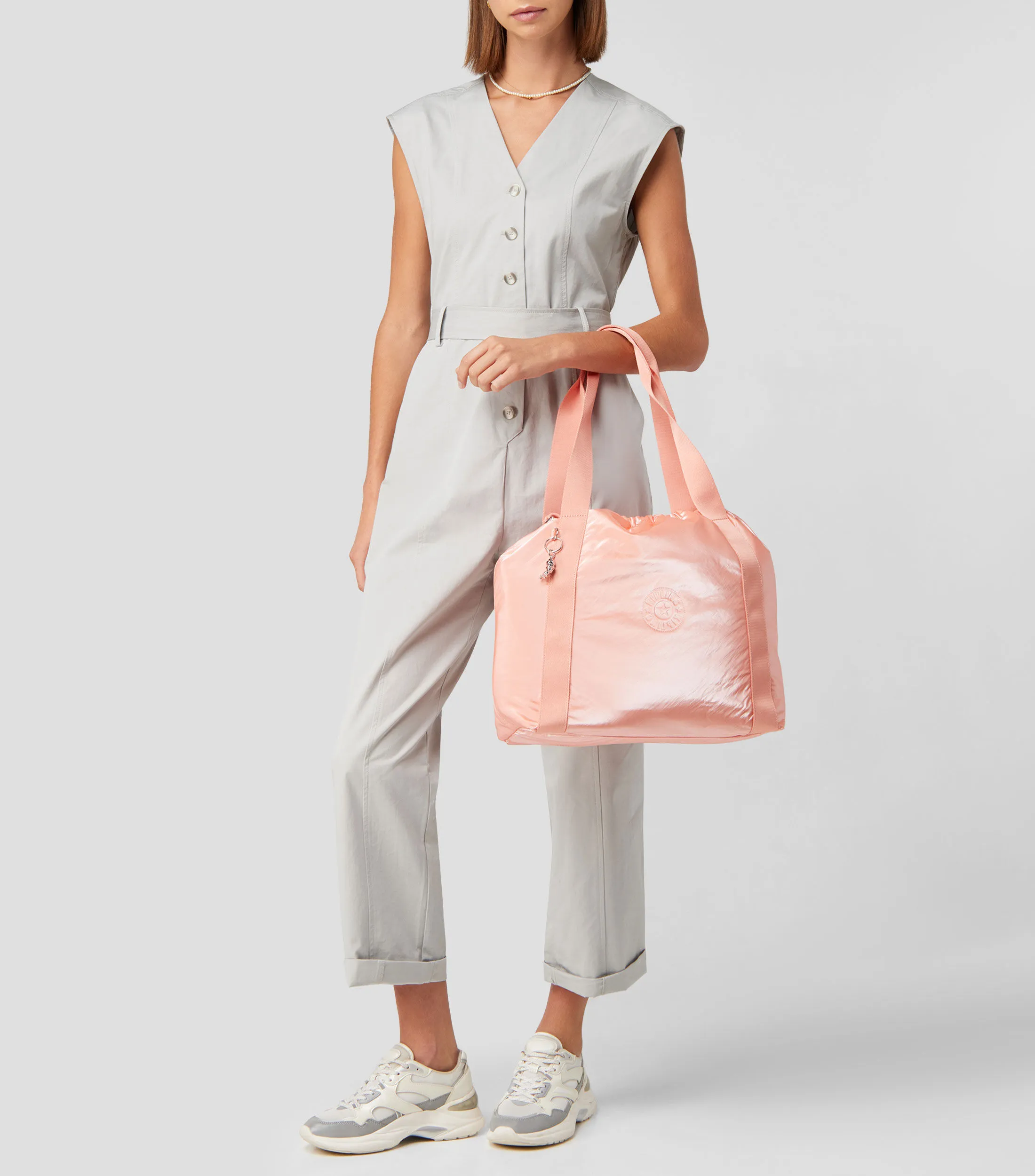 Kipling Bolso Tote Sunset Glam + con Logotipo Mujer