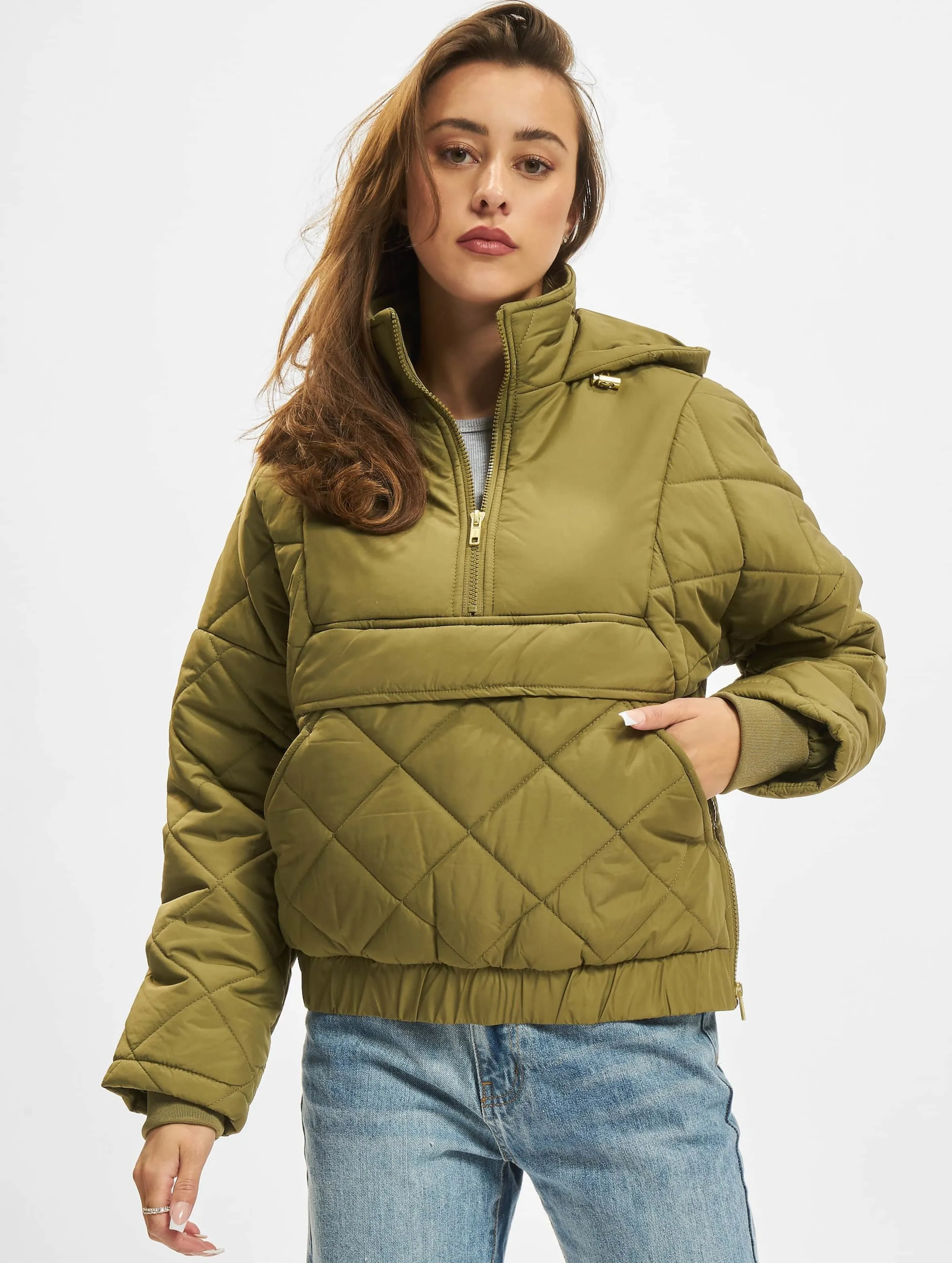 Ladies Oversized Diamond Quilted