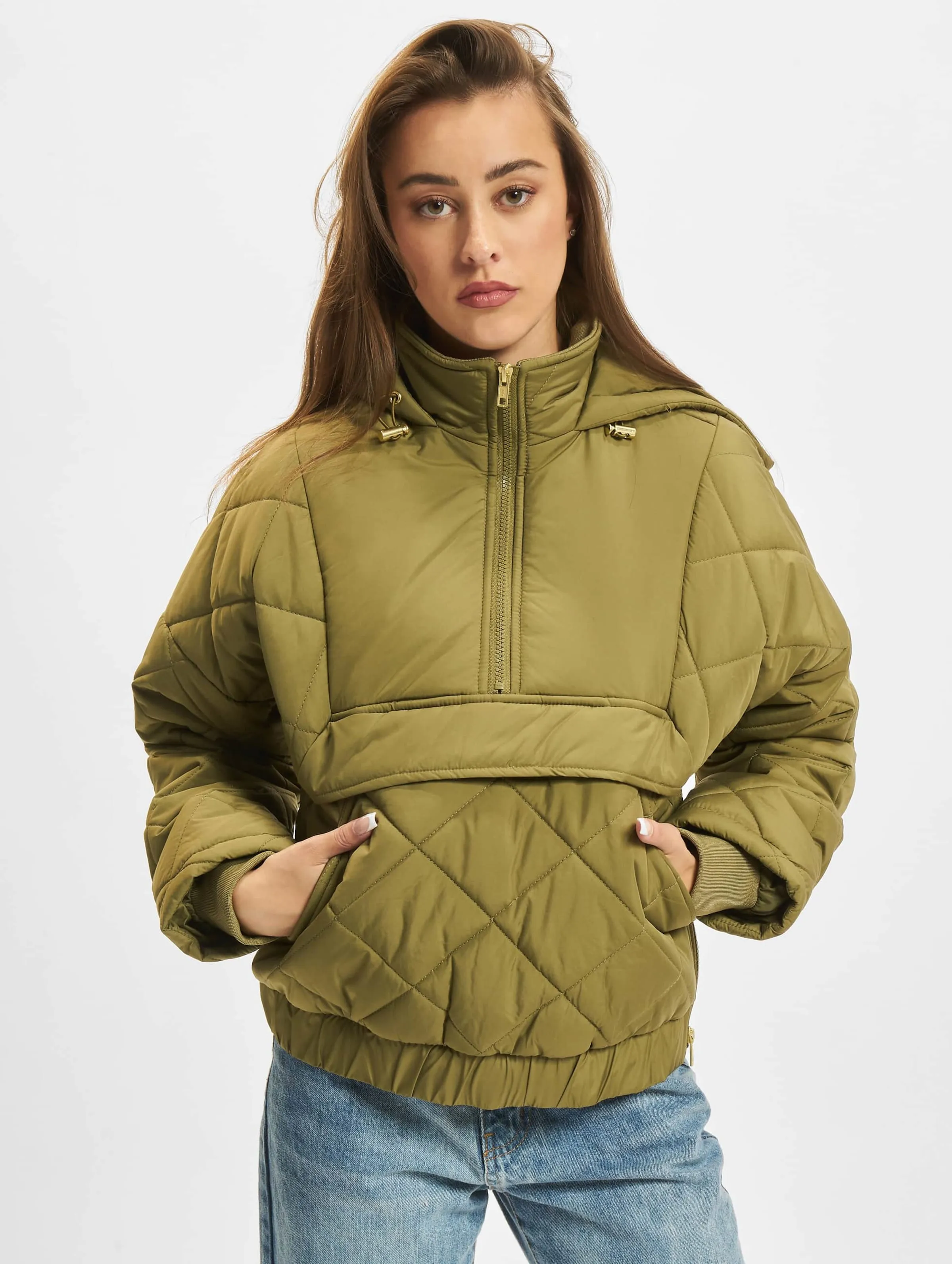 Ladies Oversized Diamond Quilted