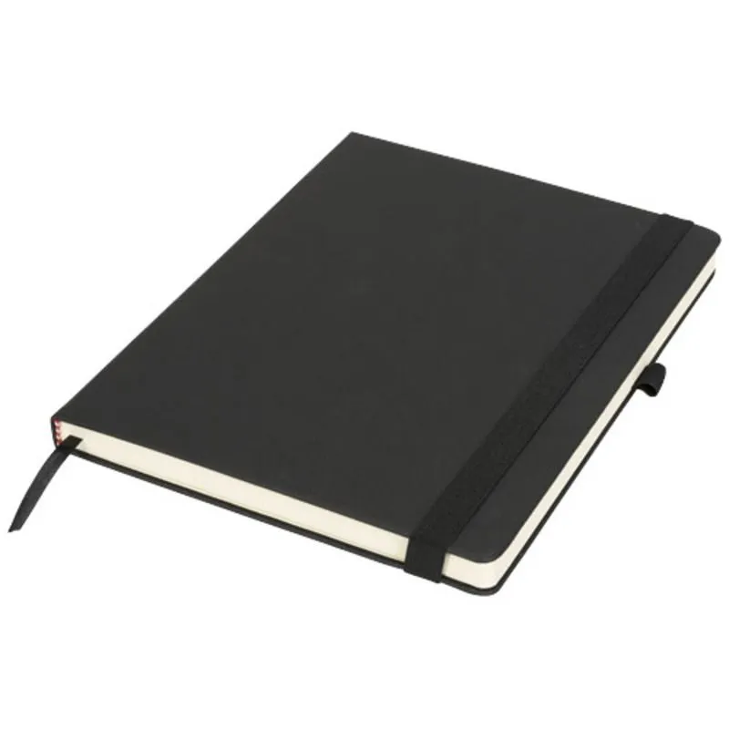 Libreta promocional grande con bolsillo interior Rivista