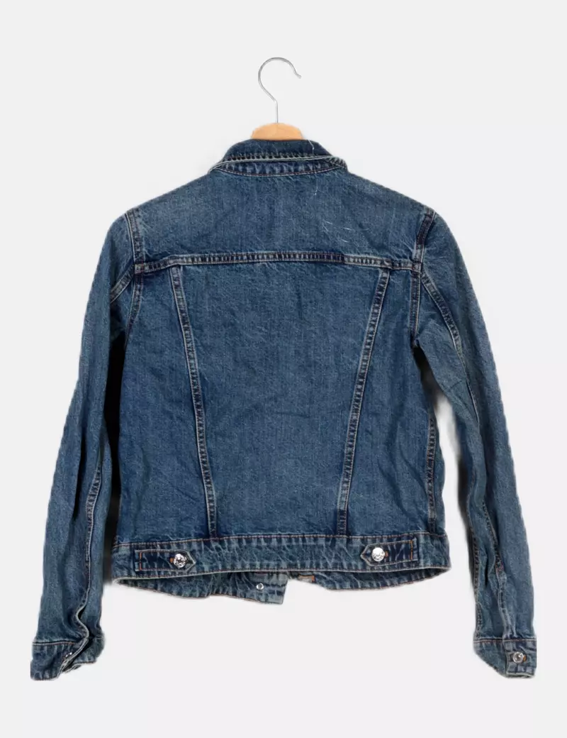 Mango Cazadora azul denim