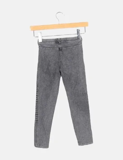 Mango Legging gris denim