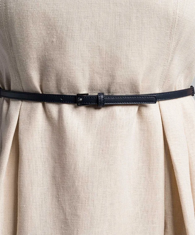 Max Mara CIPRO beige linen dress