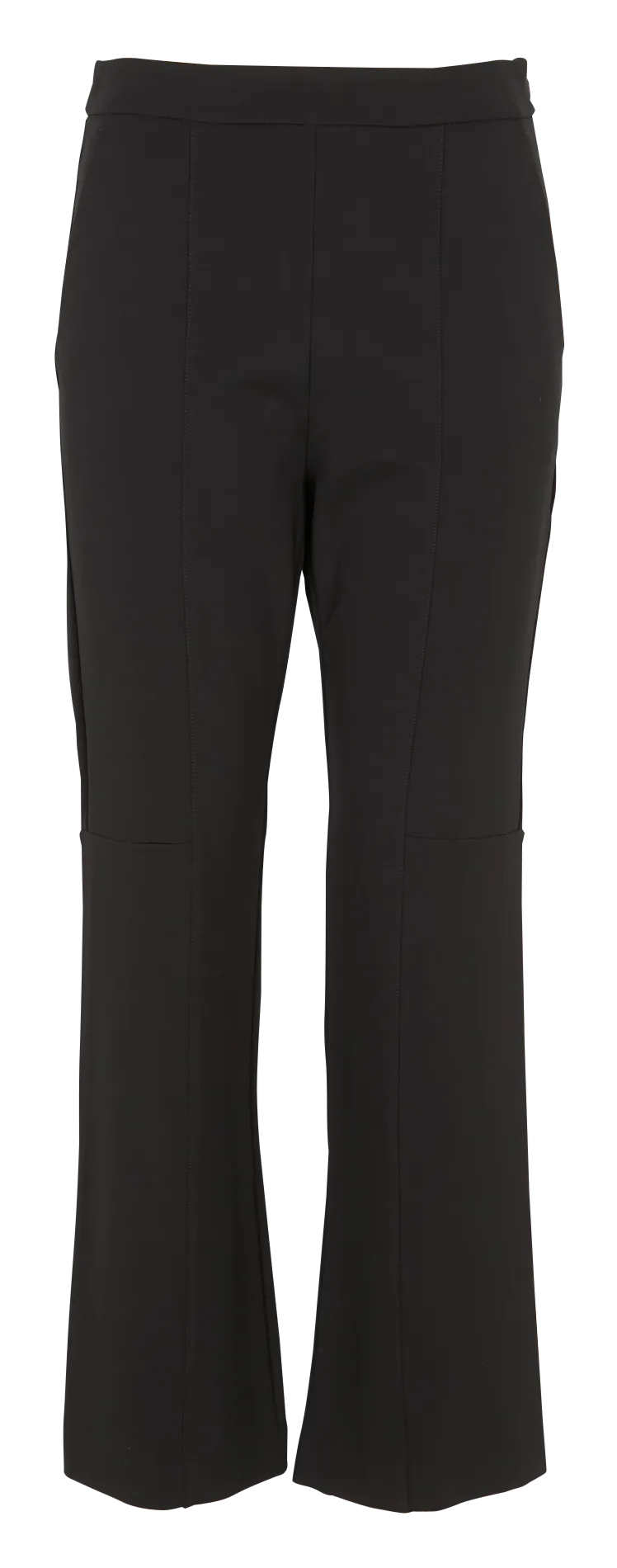 MAX MARA LEISURE GLASGOW  PANTALóN DE TALLE ALTO CON PINZAS EN NEGRO