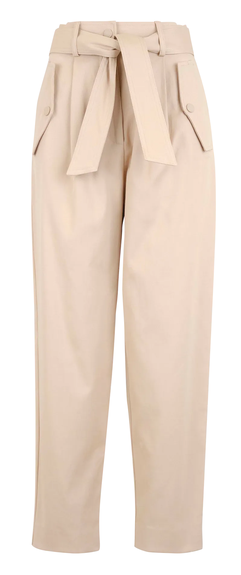 MAX MARA WEEK END OCCHIO  PANTALóN TAPERED DE TIRO ALTO EN BEIGE
