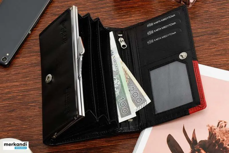 Mayorista de carteras de alta calidad | Tarjetero RFiD mujer piel