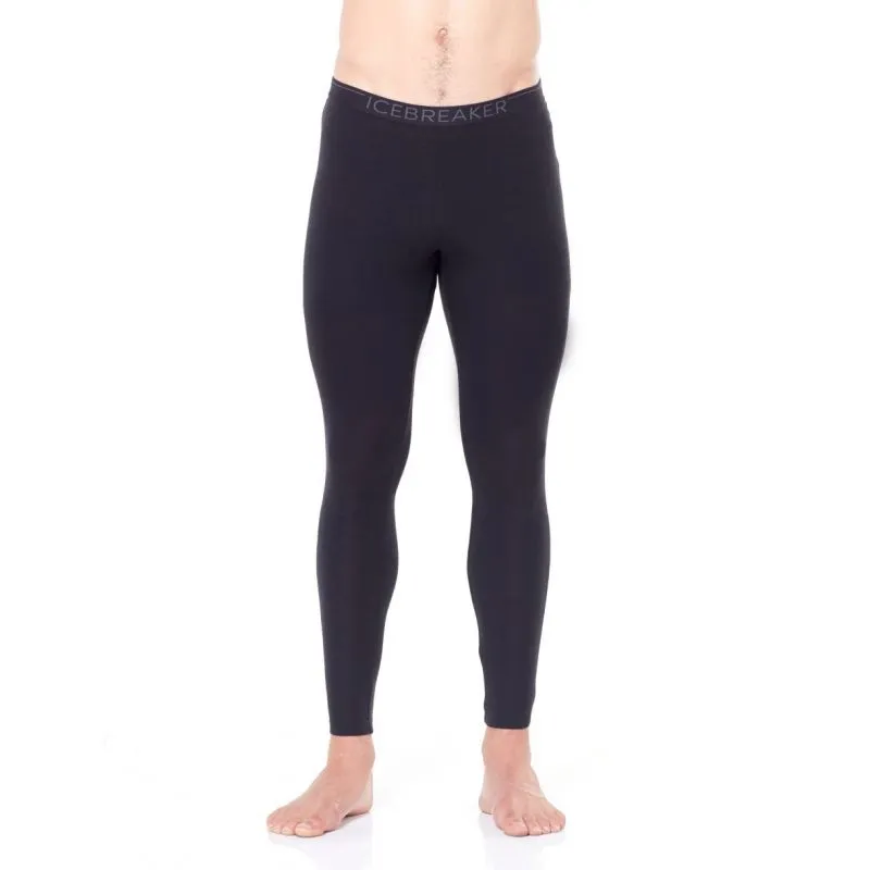 Mens Base coat 175 Todos los días Icebreaker Leggings (negro / monzón)