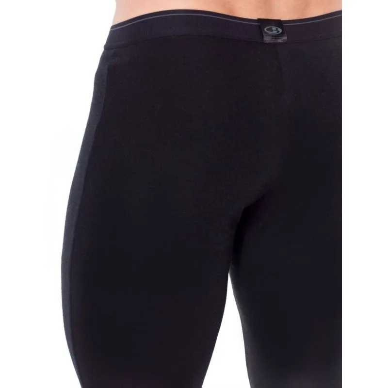 Mens Base coat 175 Todos los días Icebreaker Leggings (negro / monzón)