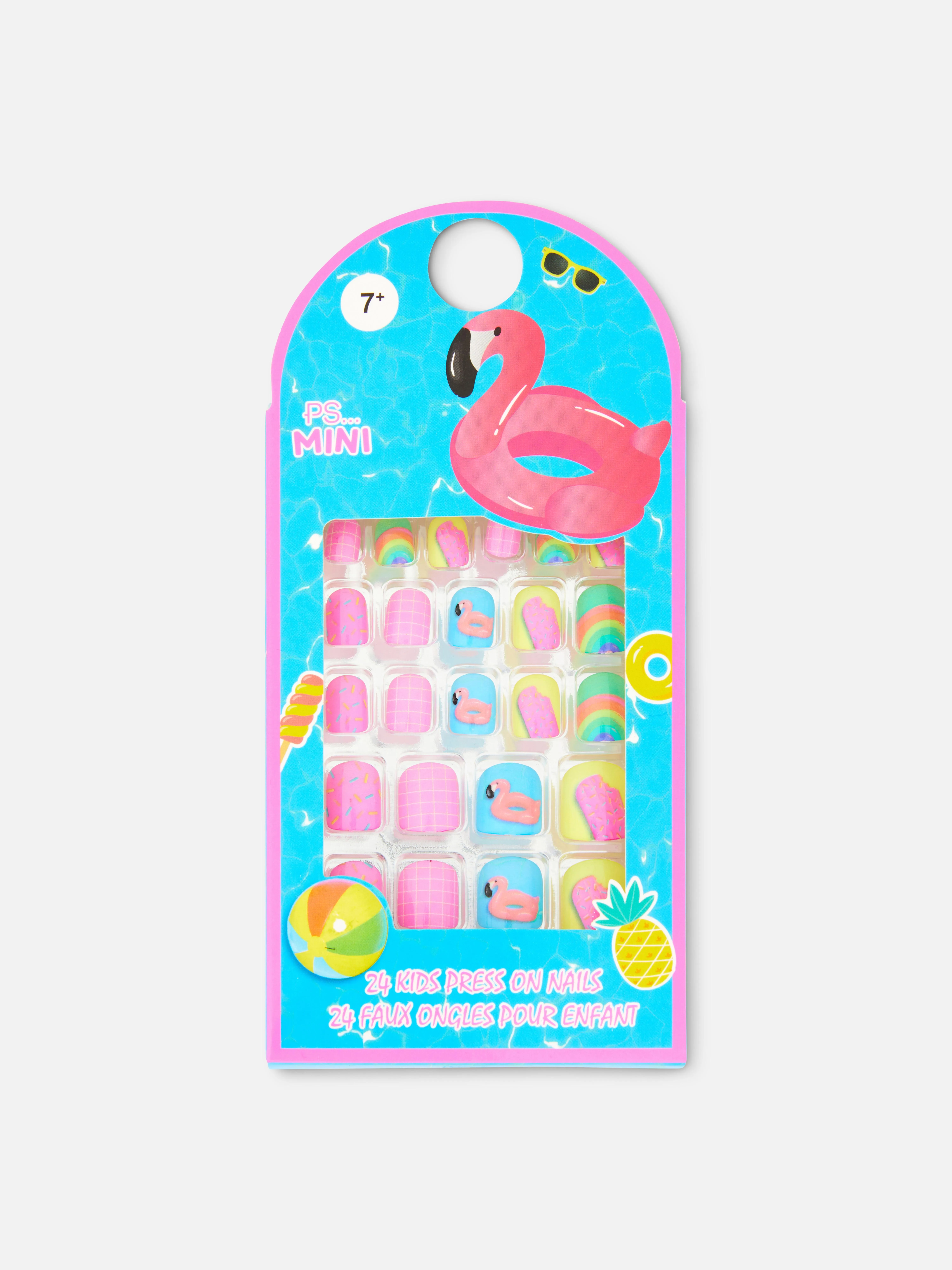 Miniuñas postizas adhesivas «Pool Party» de PS...