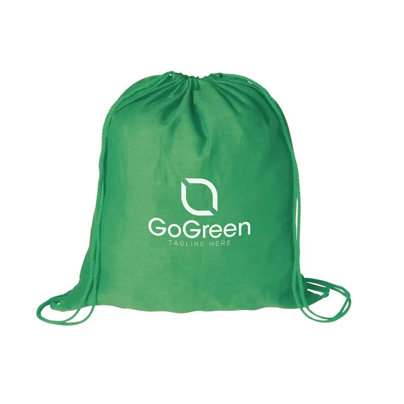 Mochila de cuerdas algodón promocional Bass