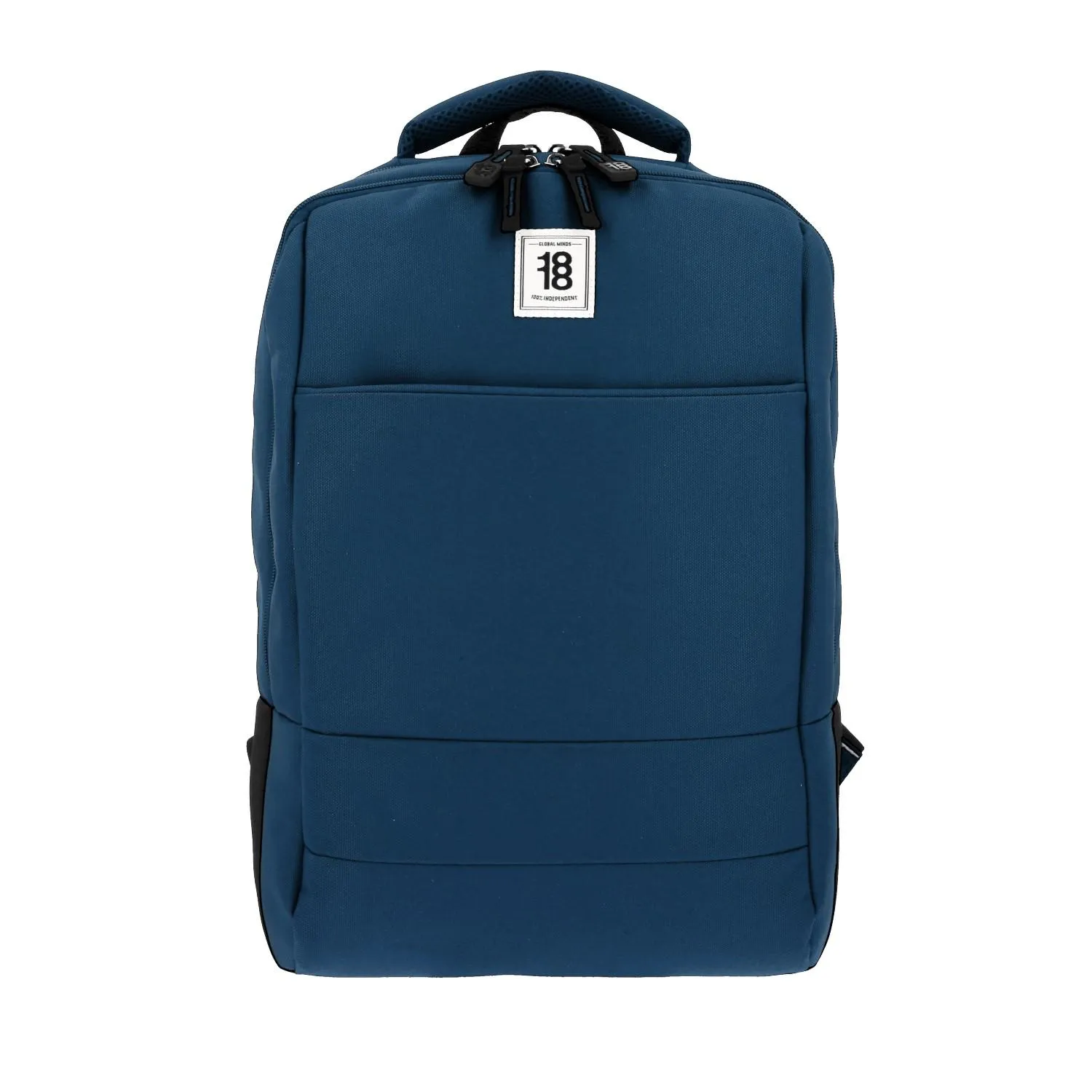 Mochila Grande 1818 Unisex Wynn Azul Con Porta Laptop De Hasta 15.