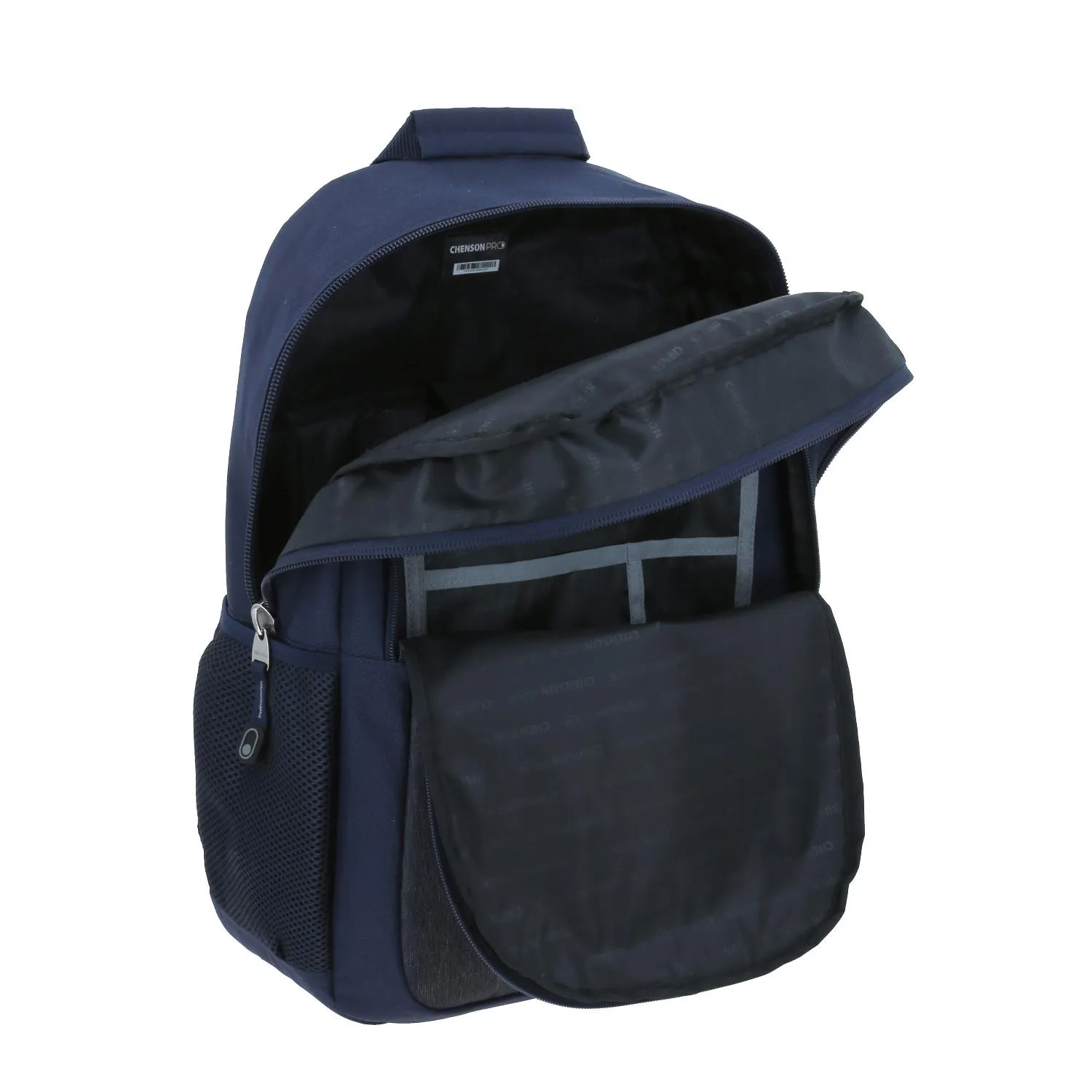 Mochila Grande Chenson Pro Para Hombre Heri Azul Con Porta Laptop De Hasta 15.