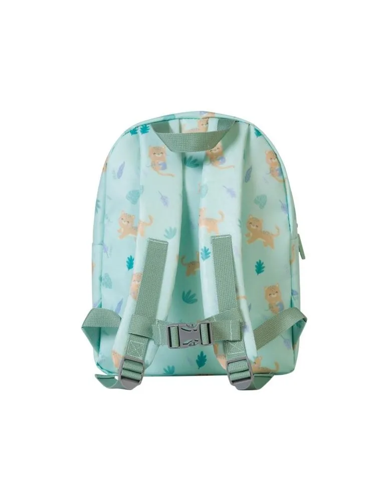 MOCHILA INFANTIL "JUNGLE CHEETAHS" VERDE CAZA SARO