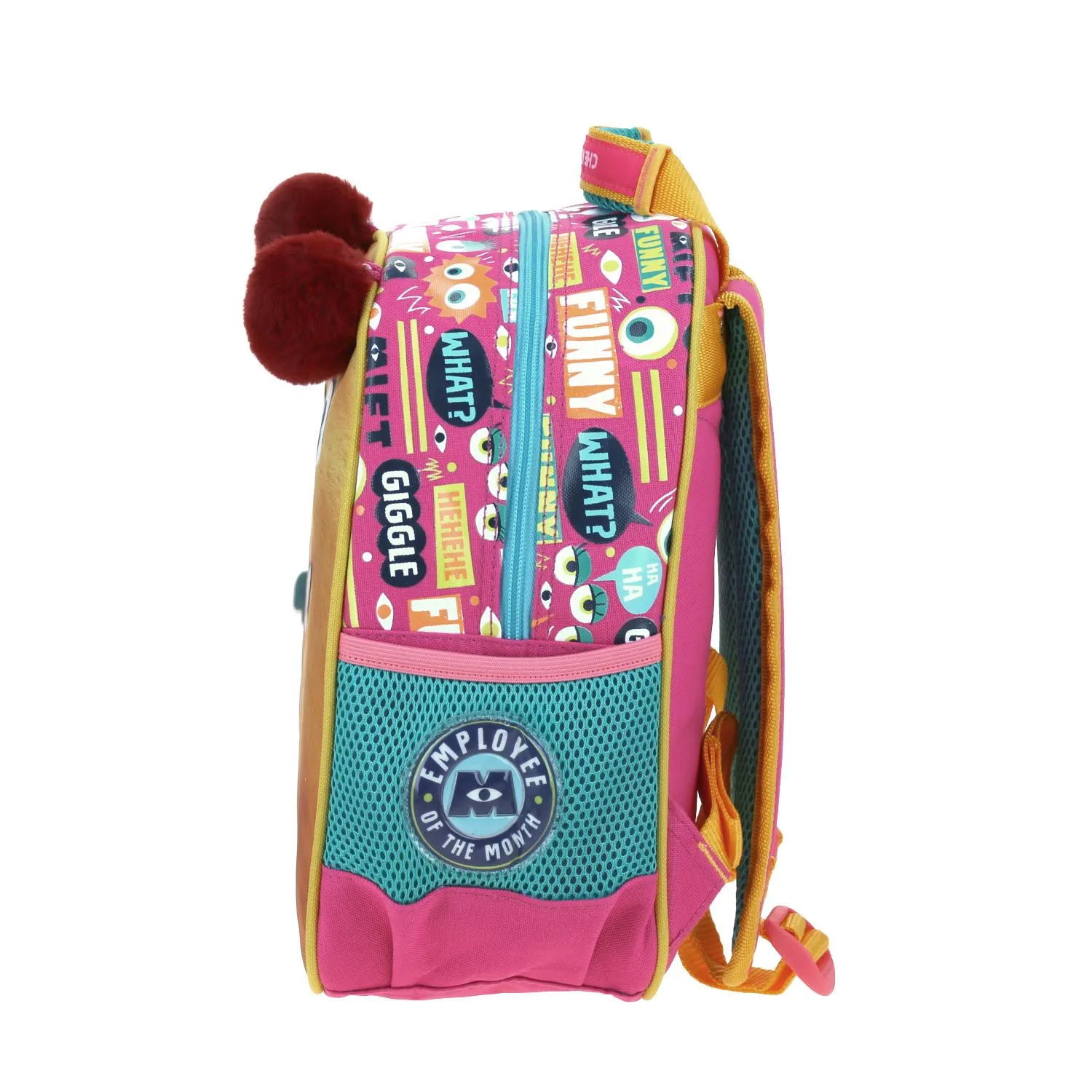 Mochila Mediano Rosa Chenson Monster at Work Kinder Gismo para nia
