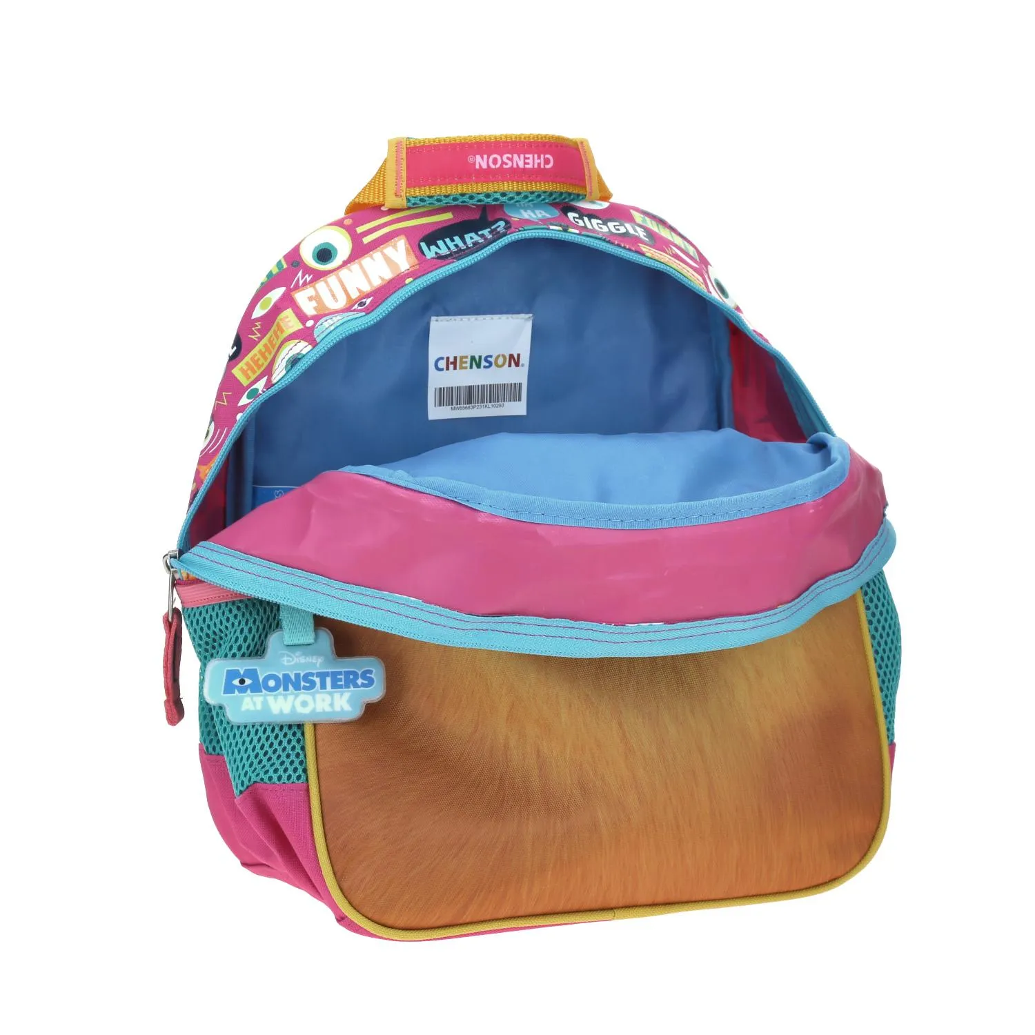 Mochila Mediano Rosa Chenson Monster at Work Kinder Gismo para nia