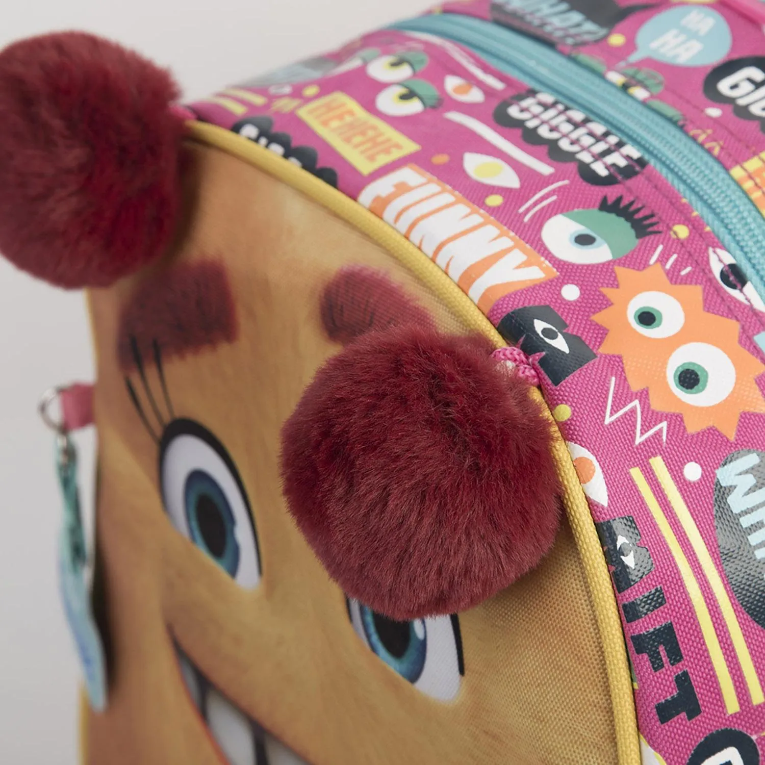 Mochila Mediano Rosa Chenson Monster at Work Kinder Gismo para nia