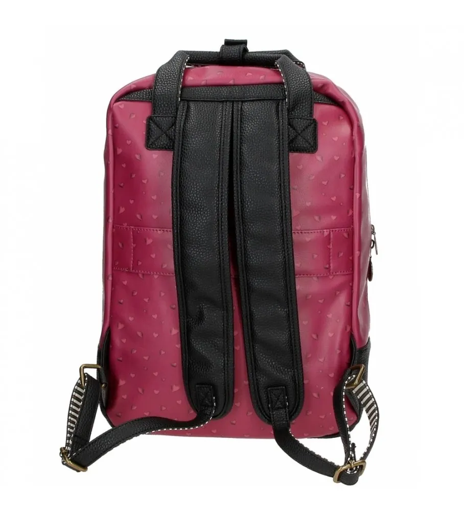 Mochila para portátil Gorjuss For my love rosa
