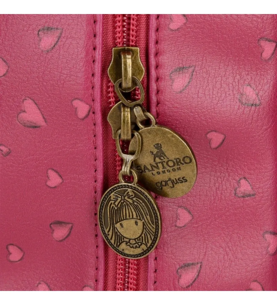 Mochila para portátil Gorjuss For my love rosa