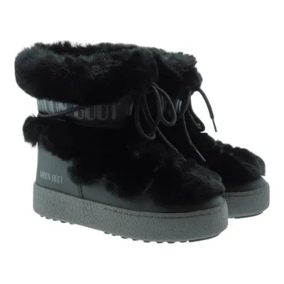 MOON BOOTMoon Boot Negras M.B Ltrack Faux Pelo