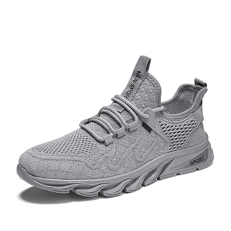 Mosca de hombre Tejiendo zapatillas deportivas transpirables Zapatos de correr Zapatos deportivos de moda 3A2302