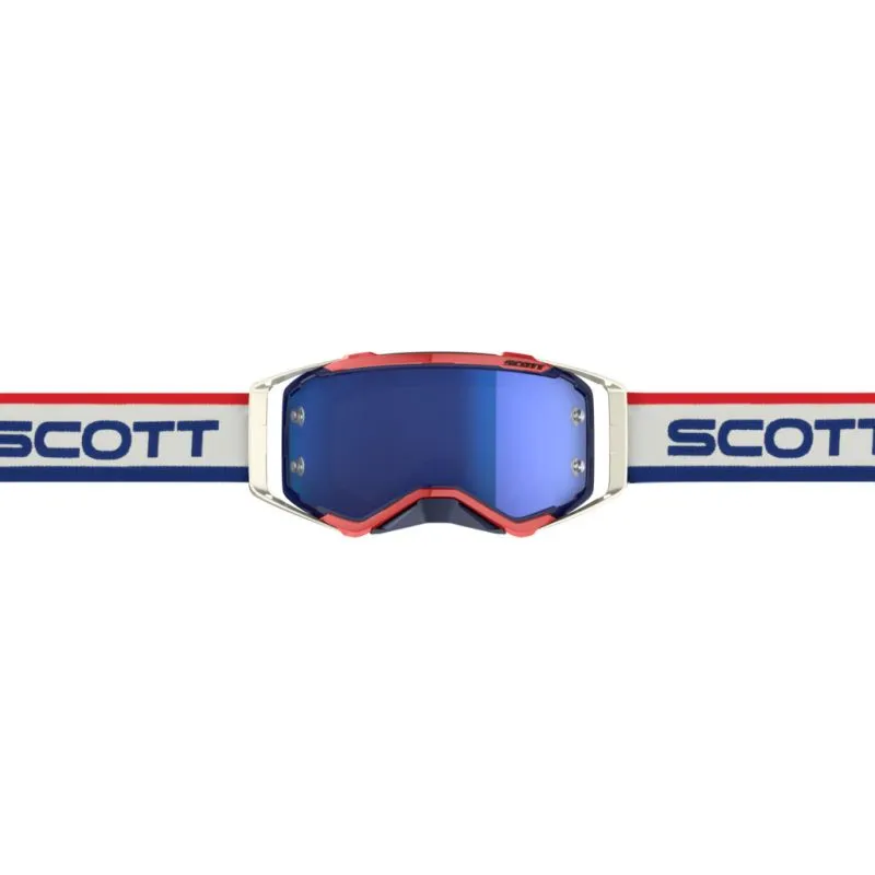 Máscara MTB Scott Máscara Prospect (Retro Blanco Azul)
