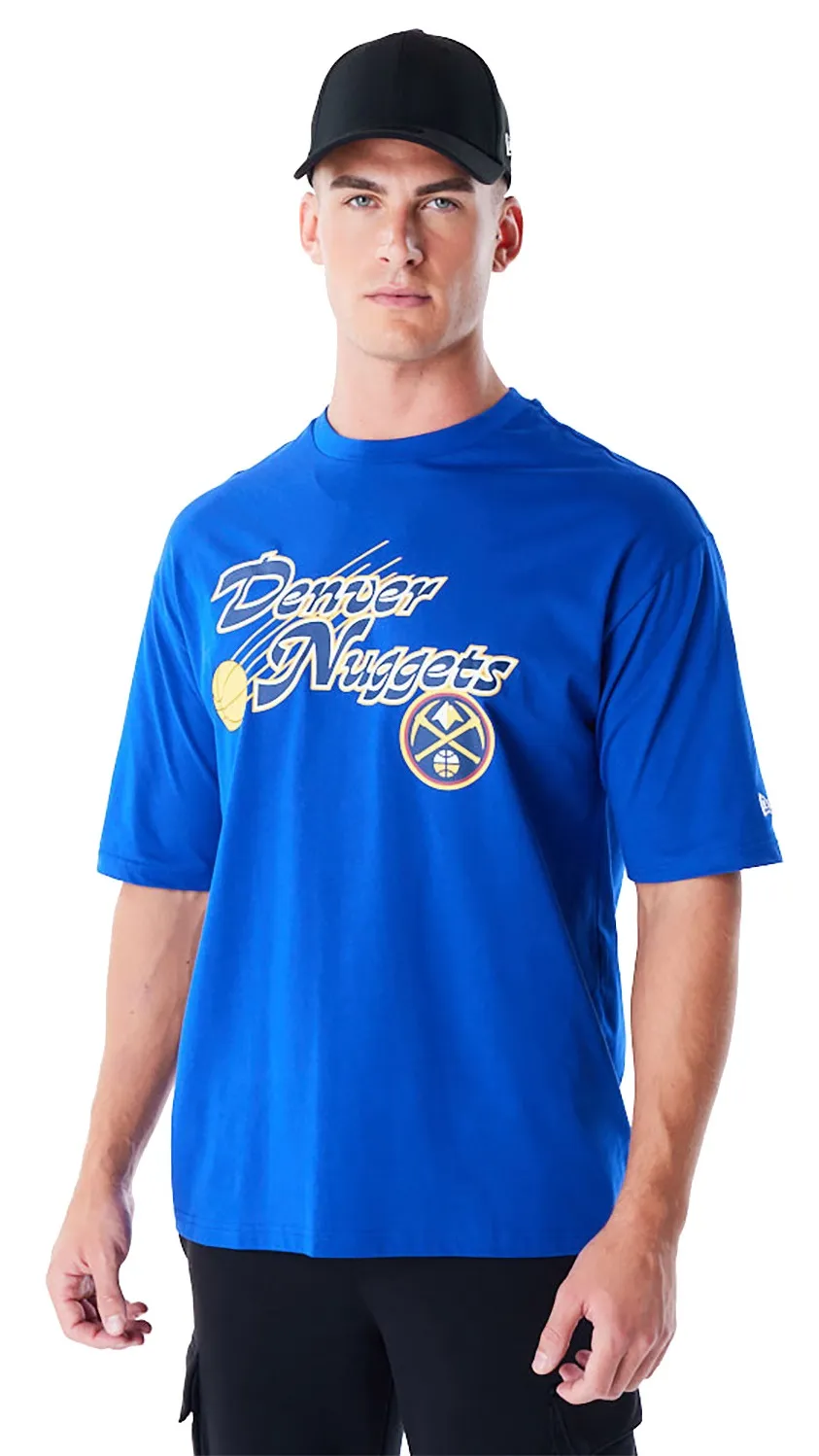 NEW ERA NBA DENVER NUGGETS SCRIPT OVERSIZED TSHIRT