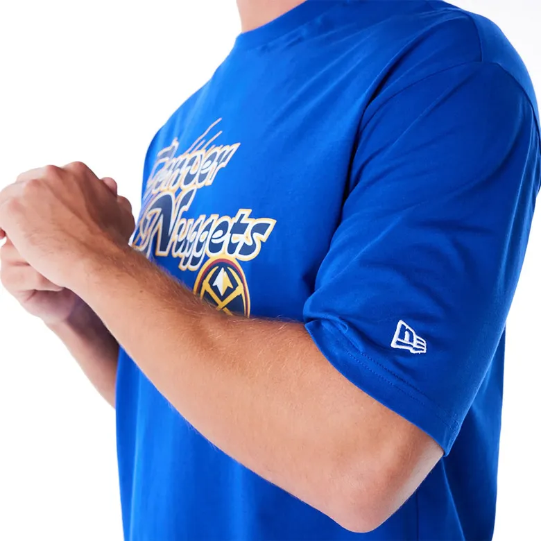 NEW ERA NBA DENVER NUGGETS SCRIPT OVERSIZED TSHIRT