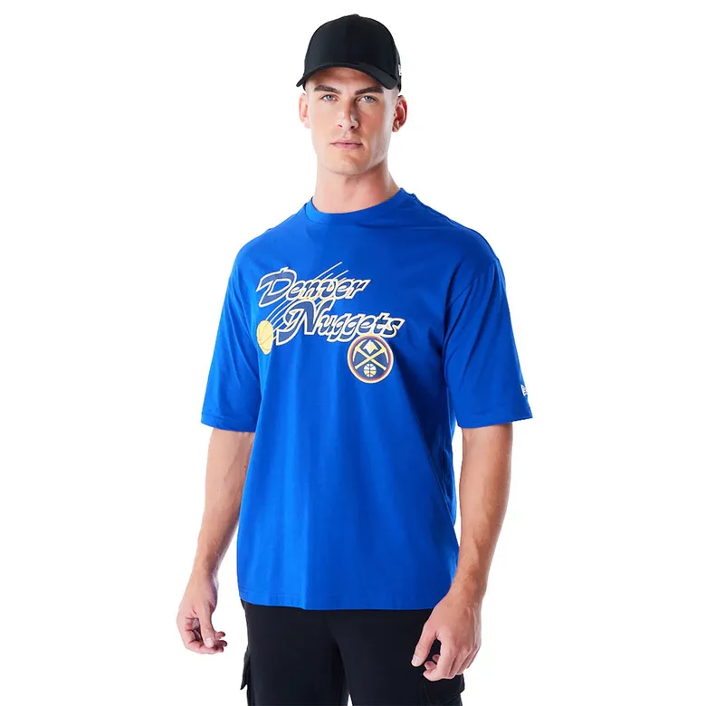 NEW ERA NBA DENVER NUGGETS SCRIPT OVERSIZED TSHIRT