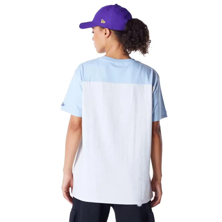 NEW ERA WOMENS NBA LA LAKERS OVERSIZED TSHIRT "PASTEL BLUE"