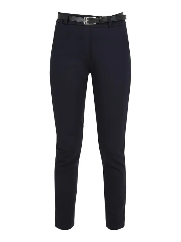 New Gj Pantalón de mujer con cinturón.