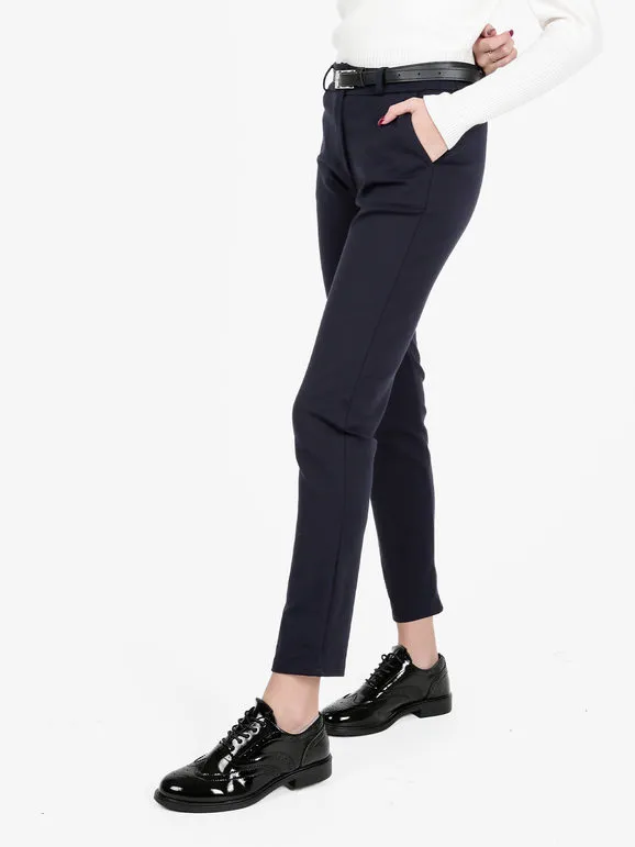 New Gj Pantalón de mujer con cinturón.