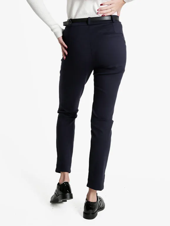 New Gj Pantalón de mujer con cinturón.
