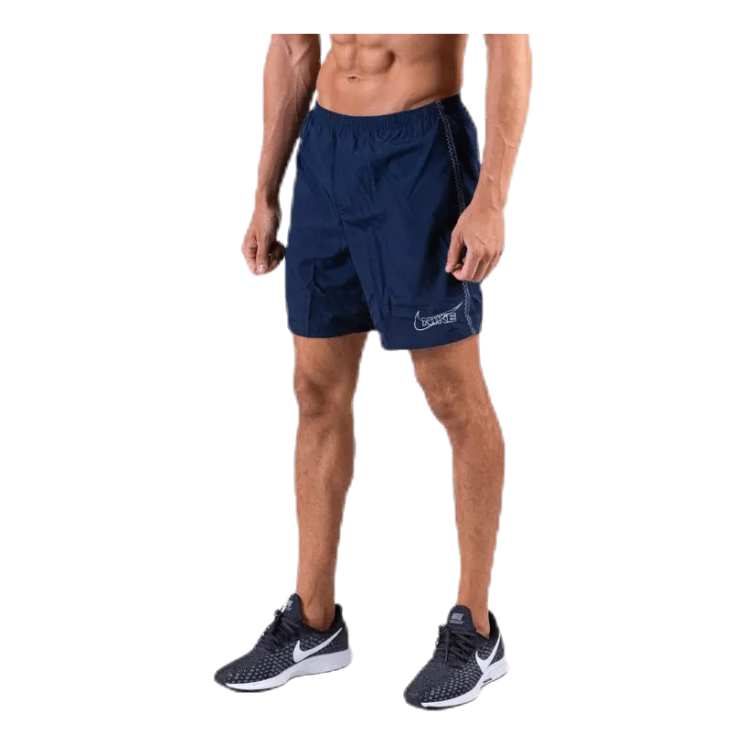 Nike Run Short Wild Run 7In Blue