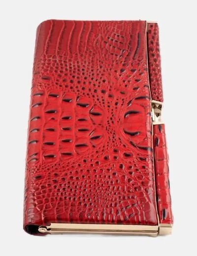 NoName Bolso de mano animal print rojo