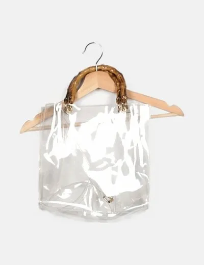 NoName Bolso de mano transparente