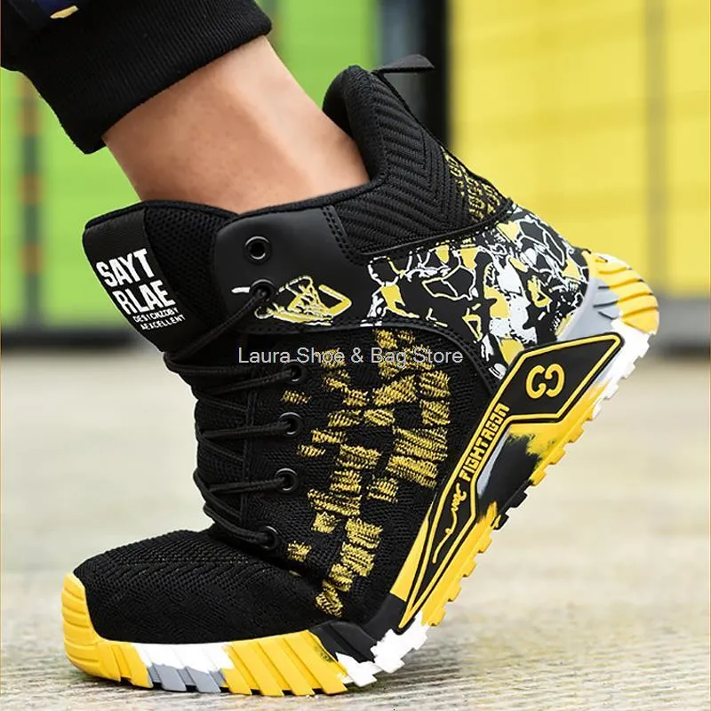Nuevos zapatos de dedos de acero de diseño nuevo para hombres y mujeres, botas de trabajo antiestructos, seguras e indestructibl