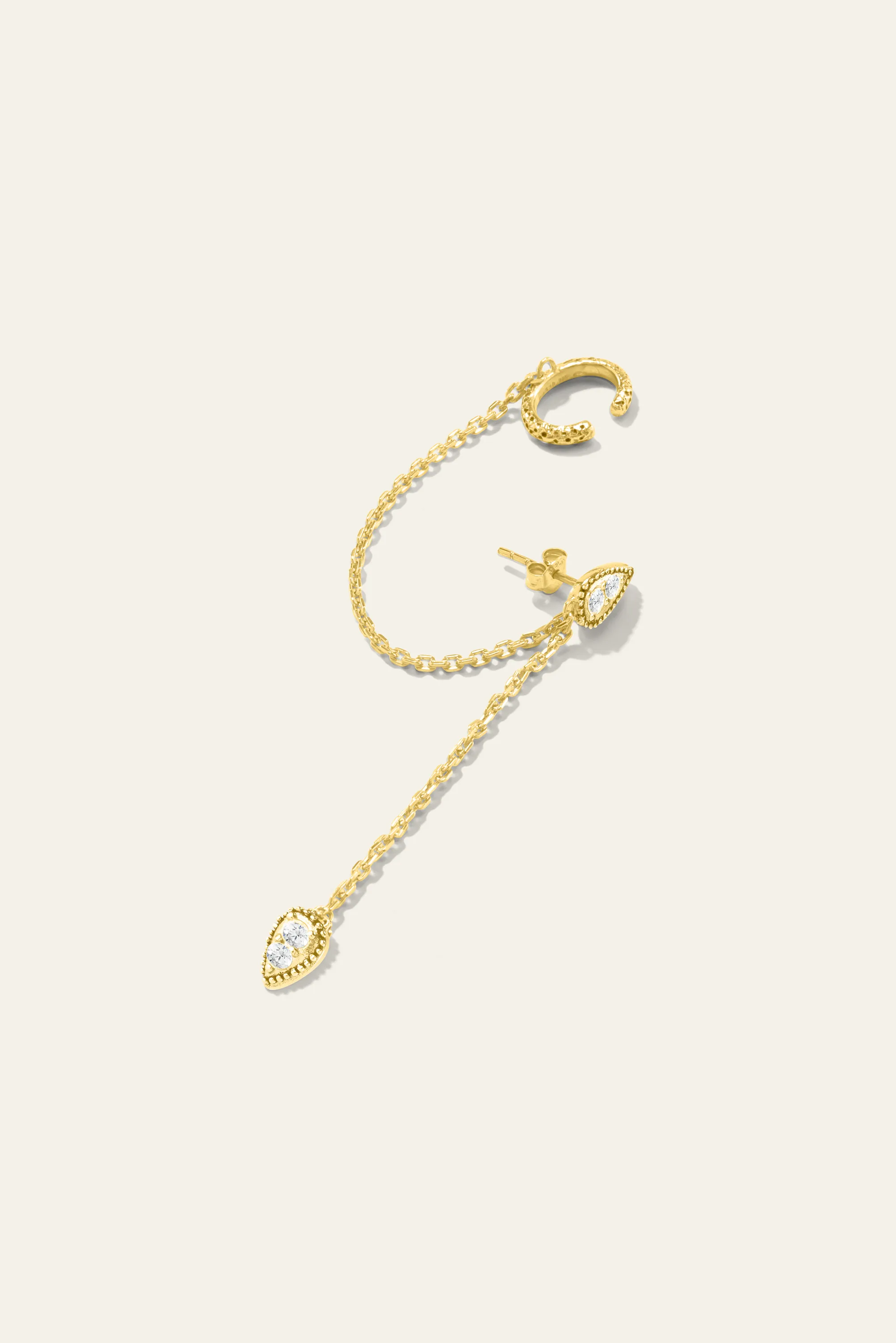 OKAMI arete de plata