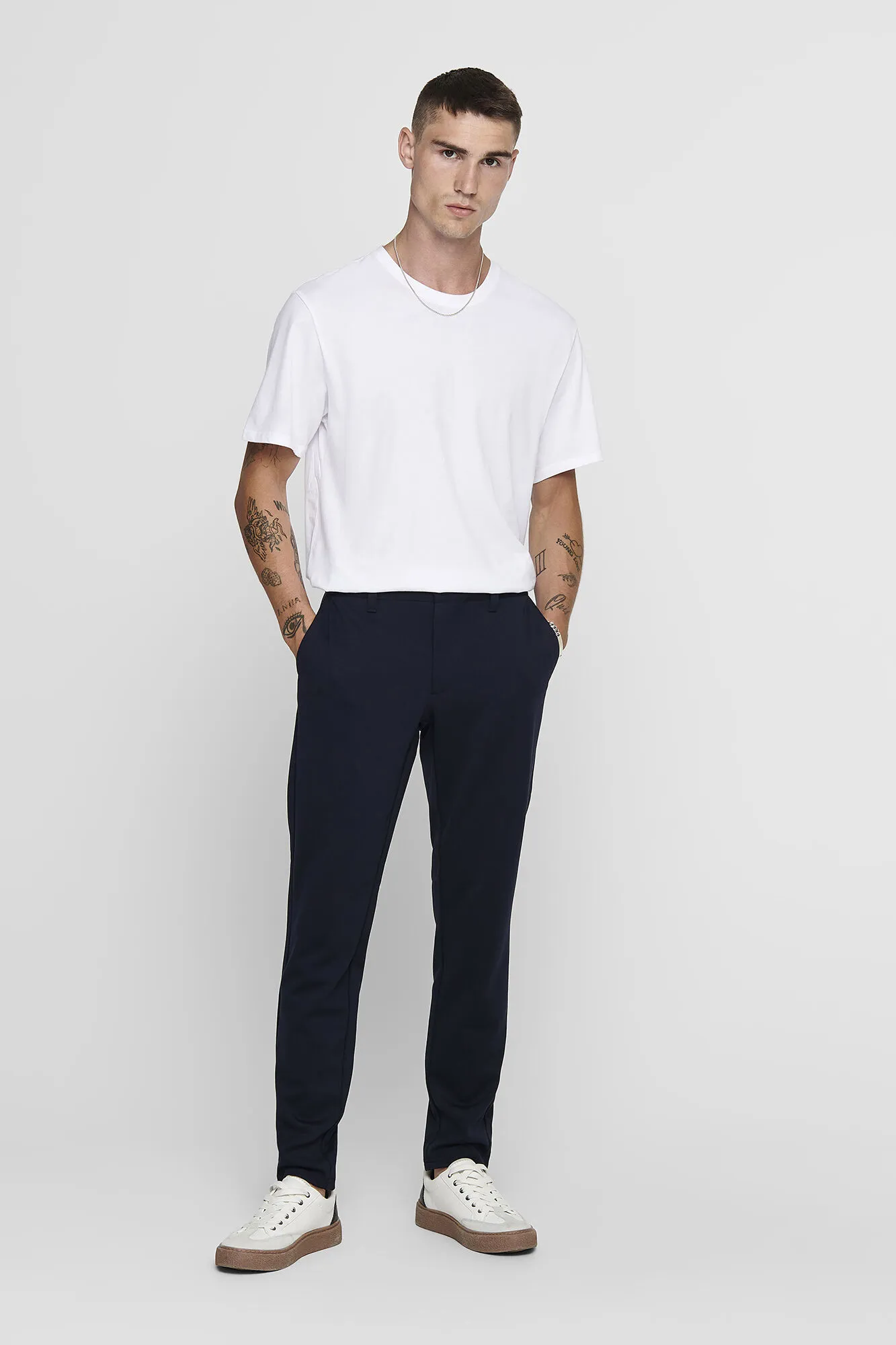 Only & Sons Pantalón chino tejido comfy