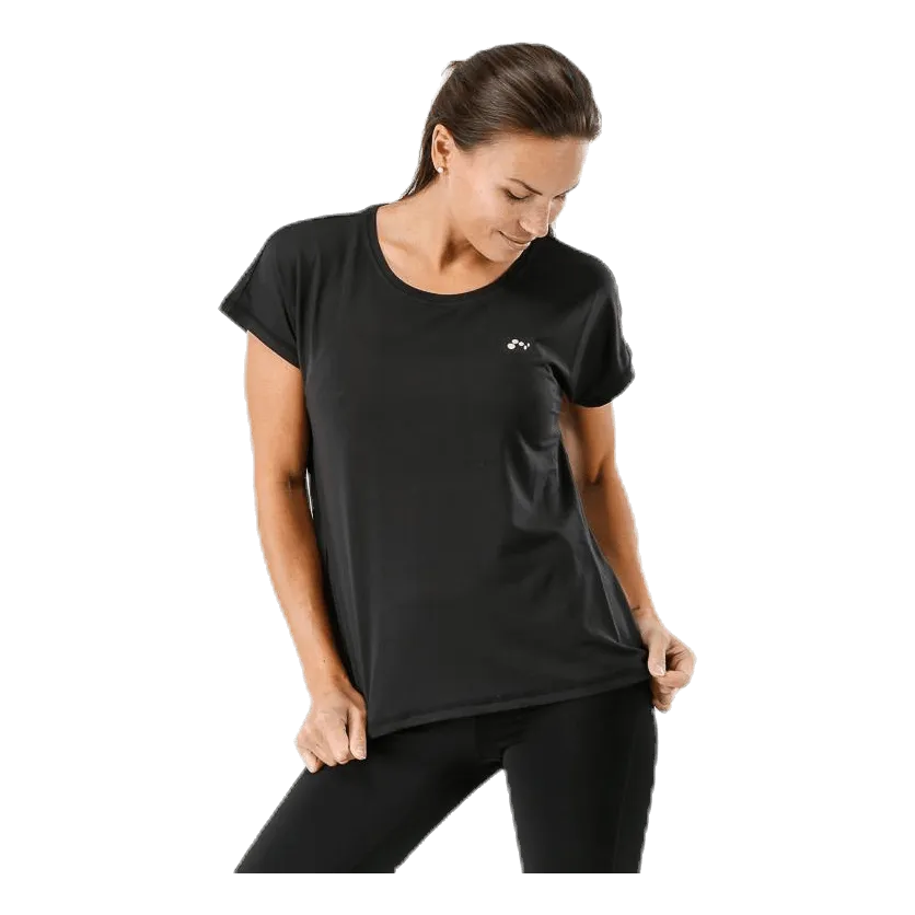 Only Play Aubree Ss Loose Training Tee Black