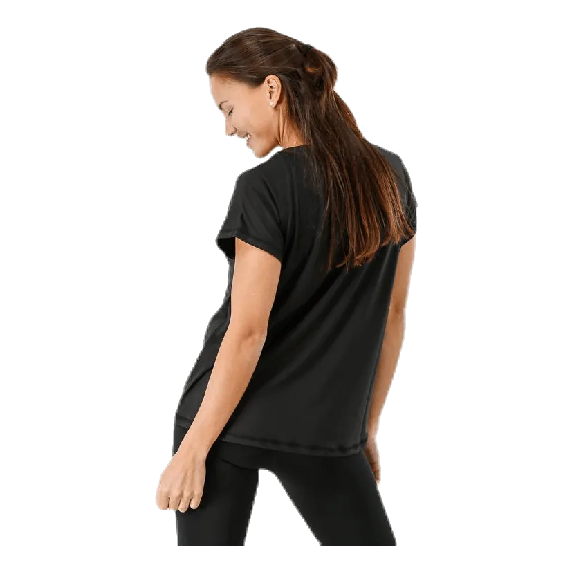 Only Play Aubree Ss Loose Training Tee Black