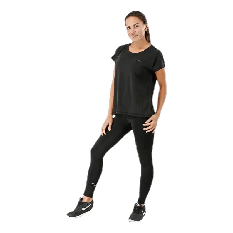 Only Play Aubree Ss Loose Training Tee Black